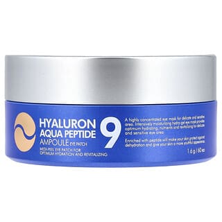 ميدي بيل‏, Hyaluron 9 Aqua Peptide ، أمبولة لاصقة للعين ، 60 لصقة ، 1.6 جم لكل قناع