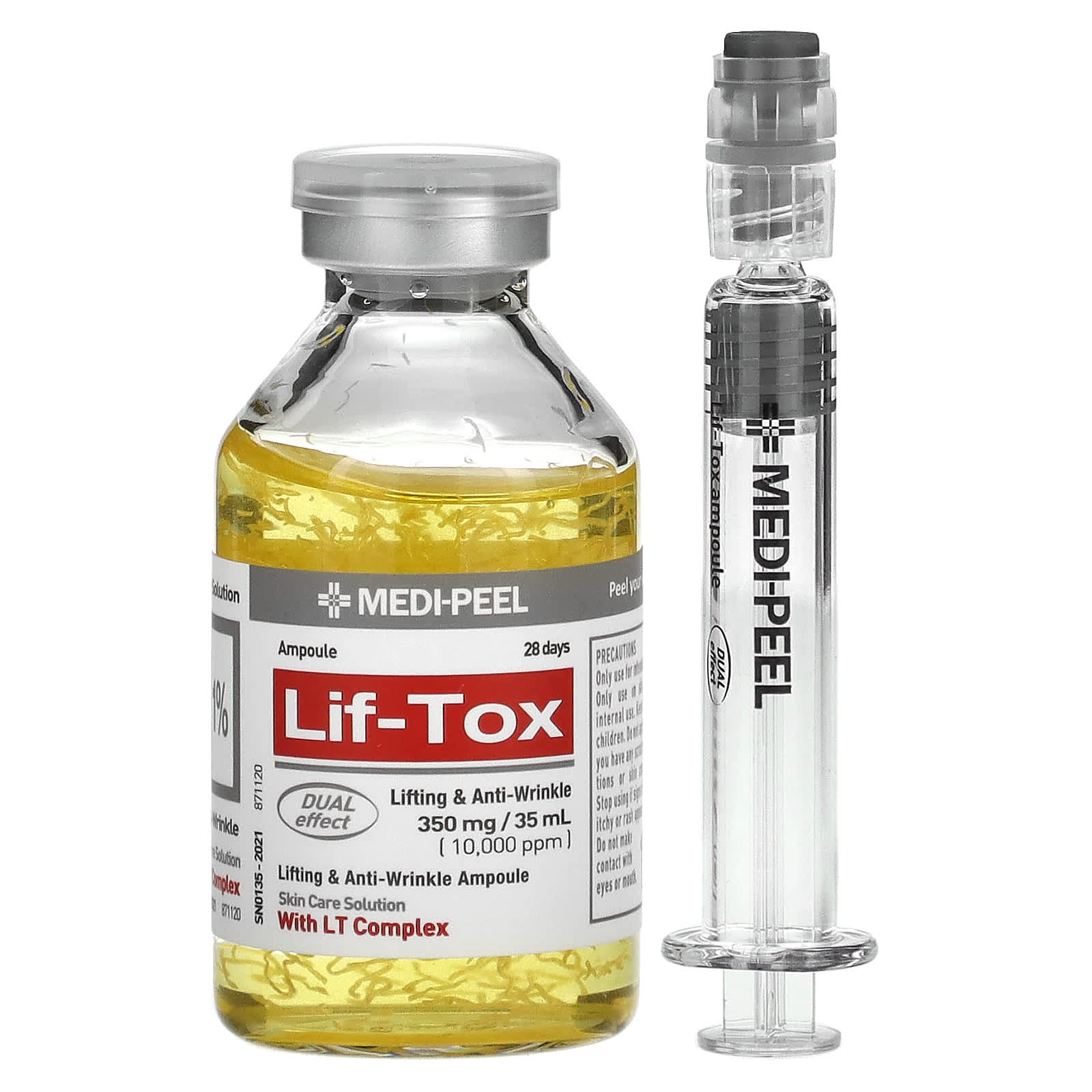 Lif-Tox（リフトックス）、コラーゲン粒子配合リフティングアンプル、35ml（1.18液量オンス）