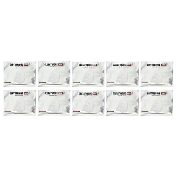 MediPeel, Glutathione 600 Ampoule Beauty Mask, 10 Sheet Masks, 30 ml Each