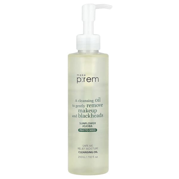 make p:rem, Safe Me. 릴리프 모이스처 클렌징 오일, 210ml(7.10fl oz)