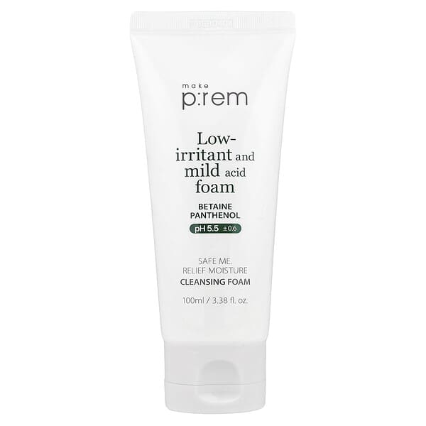 make p:rem, Proteja-me. Espuma de Limpeza Alívio e Hidratação, 100 ml (3,38 fl oz)