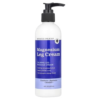 Miracle Plus, Magnesium Leg Cream, Lavendel, Magnesium-Beincreme, Lavendel, 237 ml (8 fl. oz.)