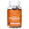 Gomitas veganas con vitamina D3, Fresa y frambuesa, 1000 UI, 60 gomitas