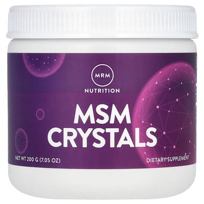 MRM Nutrition, MSM Crystals, 1000 mg, 7.05 oz (200 g)