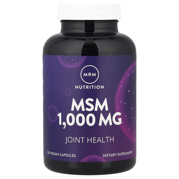 MSM, 1,000 mg, 120 Vegan Capsules