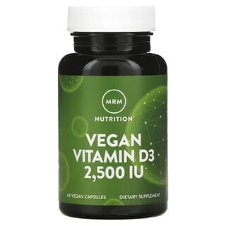 MRM Nutrition, Nutrition, Vitamina D3 vegana, 2500 UI, 60 cápsulas vegetales