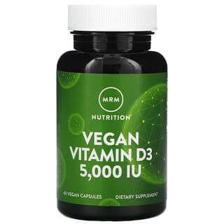 MRM Nutrition, Vegan Vitamin D3, 5,000 IU, 60 Vegan Capsules