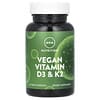 Vegan Vitamin D3 & K2, 60 Vegan Capsules