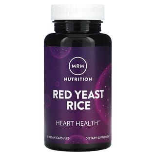 MRM Nutrition, Arroz de levadura roja, 60 cápsulas veganas