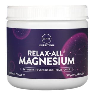 MRM, Magnesio Relax-All, Fruta del dragón enriquecida con frambuesa, 226 g (8 oz)