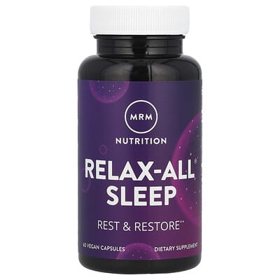 MRM Nutrition, Relax - Total Sleep, 60 Vegan Capsules