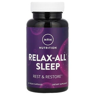 MRM Nutrition, Relax-All, добавка для покращення сну, 60 веганських капсул