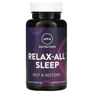 MRM, Relax-All Sleep, 60 cápsulas veganas