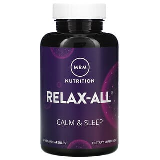 MRM Nutrition, Relax-All, Calme et sommeil, 60 capsules vegan