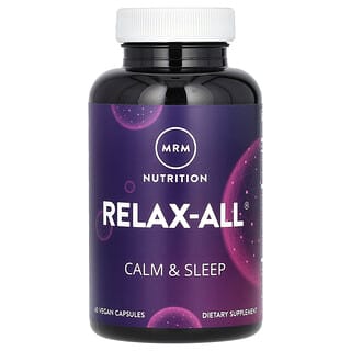 MRM Nutrition, Relax-All, Calme et sommeil, 60 capsules vegan