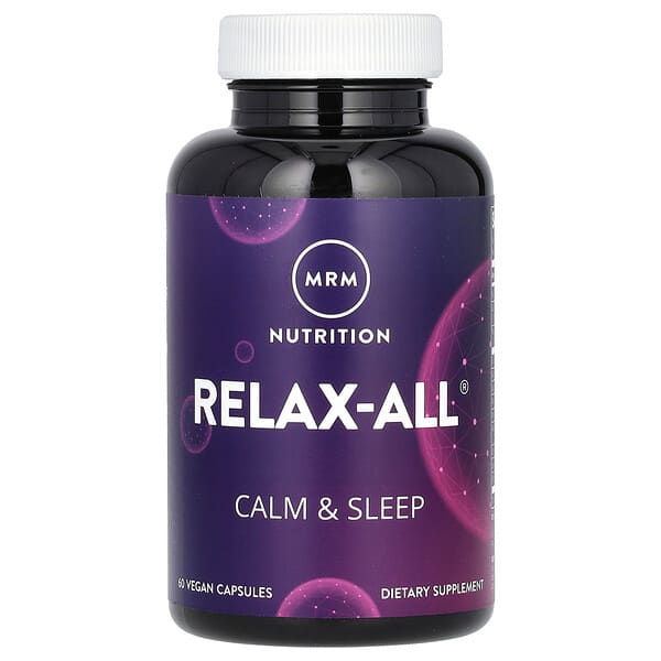 MRM Nutrition, RelaxAll, Calm & Sleep, 60 Vegan Capsules