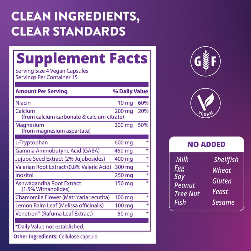 Relax-All, Calm & Sleep, 60 Vegan Capsules