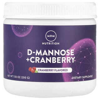 MRM Nutrition, D-Mannose + Cranberry, D-Mannose + Cranberry, Cranberry, 200 g (7,05 oz.)