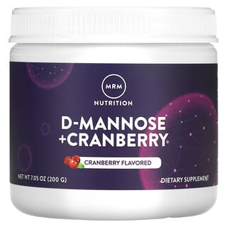 MRM Nutrition, D-Manose + Cranberry, Cranberry, 200 g (7,05 oz)