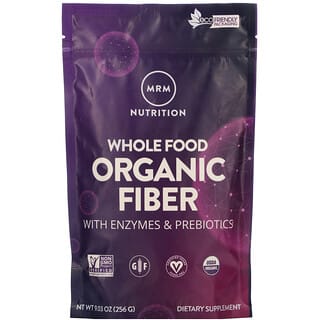 MRM Nutrition, Whole Food, Organic Fiber with Enzymes and Prebiotics, 9.3 oz (256 g)
