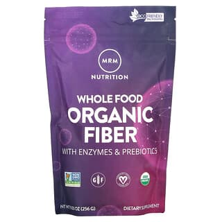 MRM Nutrition, Alimento Integral, Fibra Orgânica com Enzimas e Prebióticos, 256 g (9,3 oz)