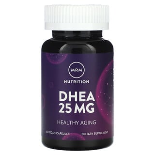 MRM Nutrition, DHEA, 25 mg, 60 cápsulas veganas
