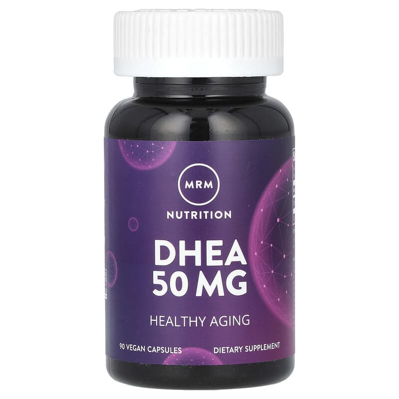 DHEA、50mg、ヴィーガンカプセル90粒