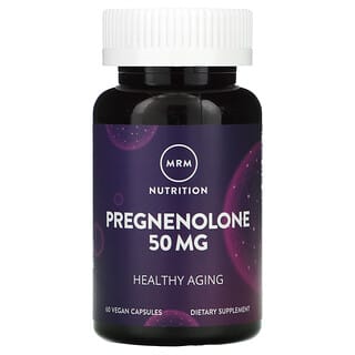 MRM, Pregnenolona, 50 mg, 60 cápsulas veganas