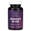Ginkgo B, 60 mg, 60 cápsulas veganas