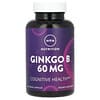 栄養素、Ginkgo B（ギンコウB）、60mg、植物性カプセル120粒