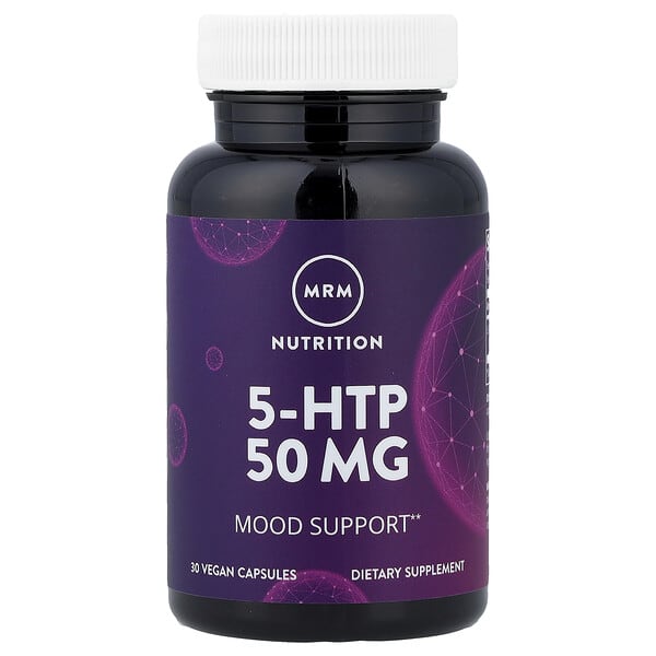 5-HTP, 50 mg, 30 Vegan Capsules