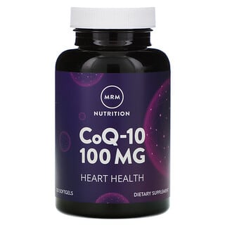 MRM, Nutrition, CoQ-10, 100 mg, 120 Cápsulas Softgel