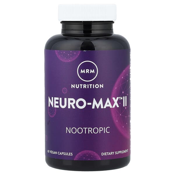 MRM Nutrition, Neuro-Max™ II, 60 веганских капсул