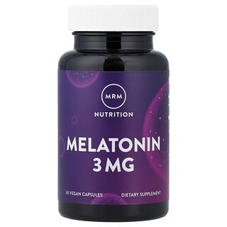 MRM Nutrition, Melatonin, 3 mg, 60 Vegan Capsules