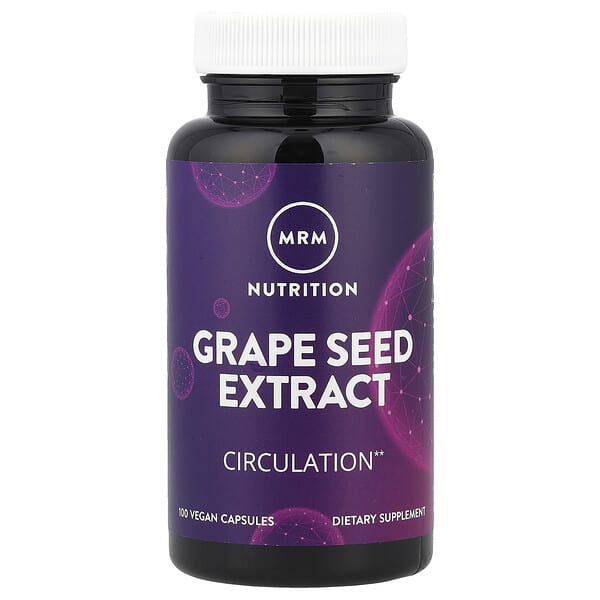 Grape Seed Extract, 100 Vegan Capsules (120 mg per Capsule)