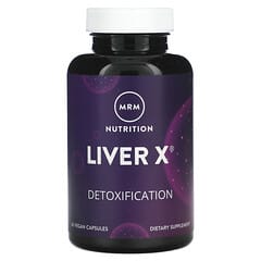 MRM Nutrition, Nutrition, Liver X, Refuerzo hepático, 60 cápsulas veganas