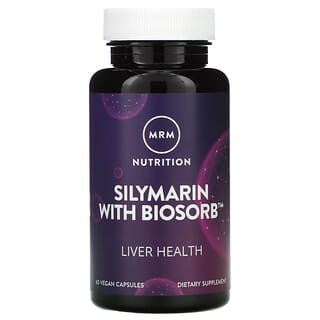 MRM, Silimarina con Biosorb, 60 cápsulas veganas