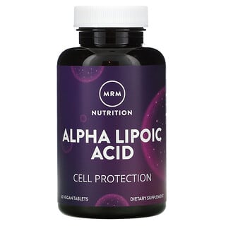 MRM, Acide alpha-lipoïque, 60 comprimés vegan