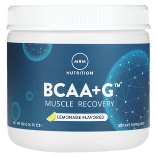 MRM Nutrition, BCAA+G, Muscle Recovery, Lemonade, 6.35 oz (180 g)