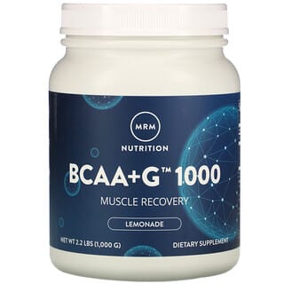 MRM, BCAA+G 1000，檸檬水，2.2 磅（1,000 克）