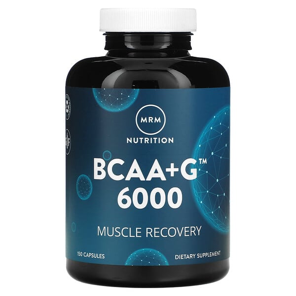 MRM Nutrition, Nutrition, BCAA и G 6000, 150 капсул