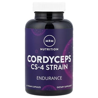 MRM Nutrition, кордицепс, штамм CS-4, 60 веганских капсул (750 мг в 1 капсуле)
