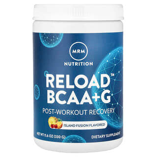 MRM Nutrition, Ladda om BCAA+G, återhämtning efter träning, Island Fusion, 11.6 oz (330 g)