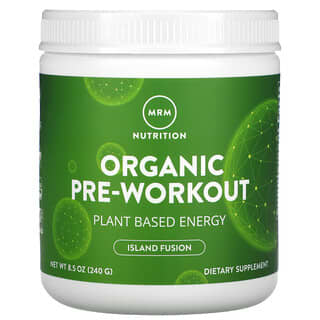 MRM, Organic Pre-Workout, Island Fusion, 8.5 oz (240 g)