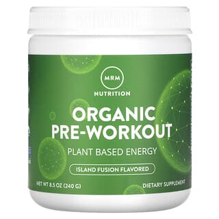 MRM Nutrition, Organic Pre-Workout, Island Fusion, 8.5 oz (240 g)