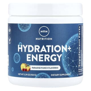 MRM Nutrition, Hidratación y energía, Ponche paradisíaco, 150 g (5,29 oz)