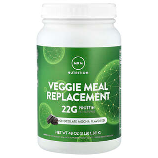MRM Nutrition, Veggie Meal Replacement, Chocolate Mocha, 3 lb (1,361 g)
