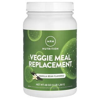 MRM Nutrition, Reemplazo de comidas vegetales, Vainilla, 1361 g (3 lb)