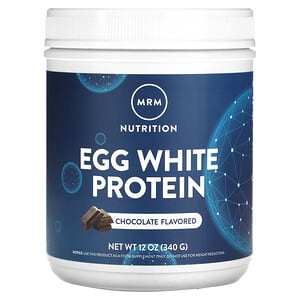MRM Nutrition‏, بروتين بياض البيض ، شيكولاتة ، 12 أونصة (340 جم)