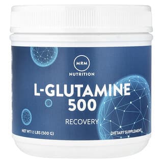 MRM Nutrition, L-glutamina 500, 500 g (1,1 lb)